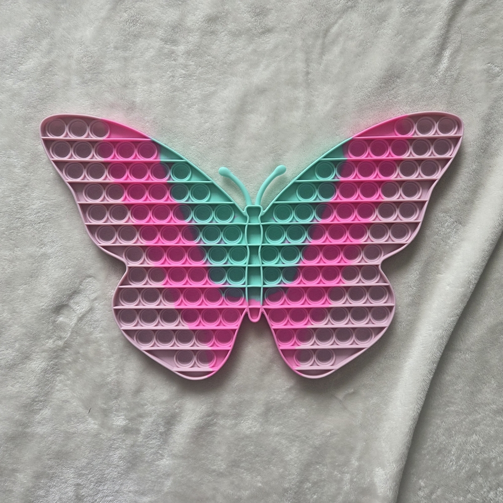 Colorful Butterfly Pop It Fidget Toy